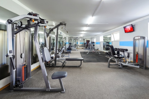 basement gym workout room
